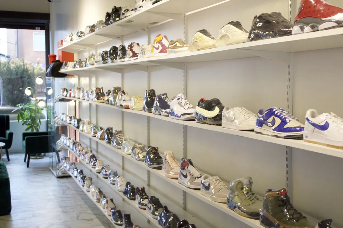 Rare and unreleased kicks are up for sale at Chinatown's first streetwear store, Vital Chinatown, 235 W. Cermak Rd. Credit: Mack Liederman/Block Club Chicago