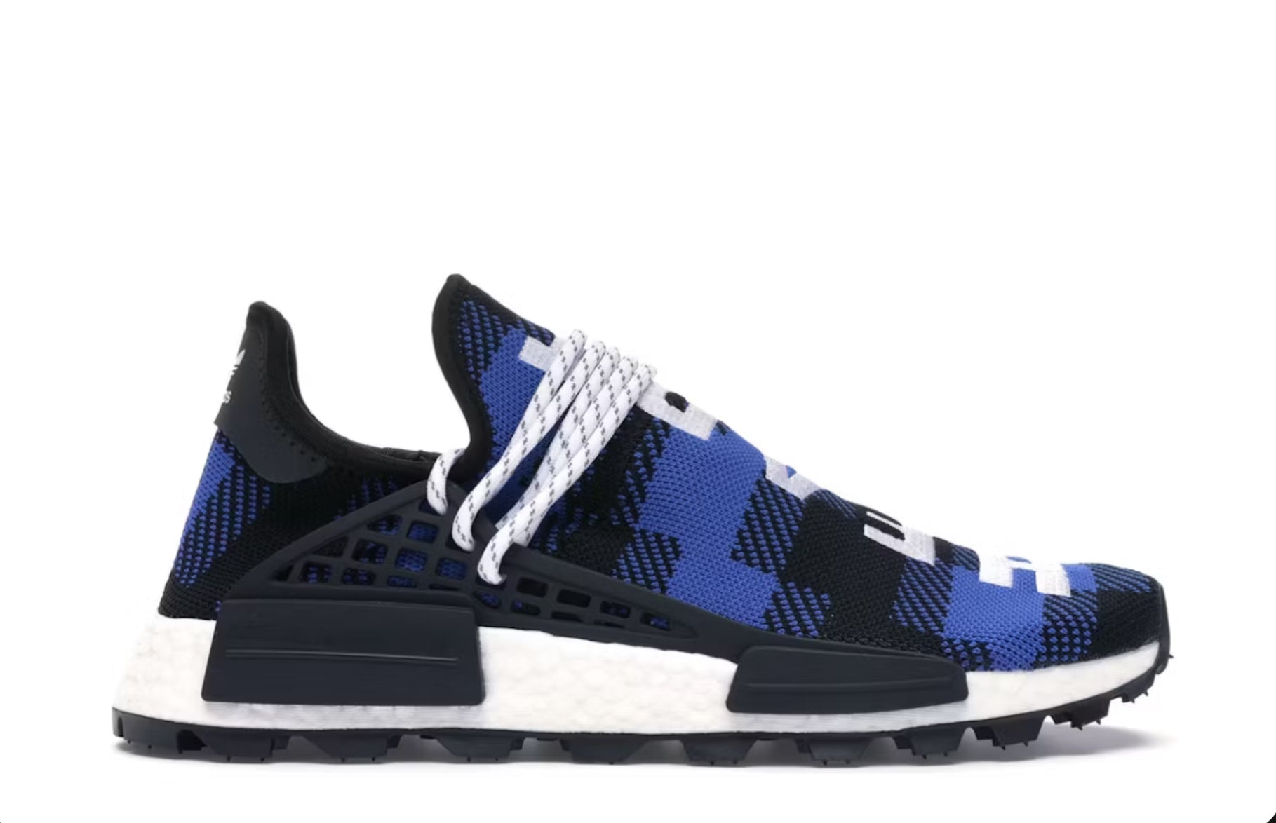 PREOWNED Adidas NMD Hu “Pharrell x BBC Blue Plaid”