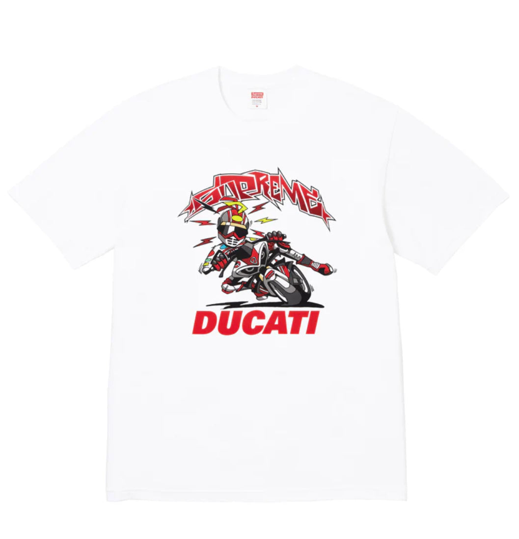 Supreme x Ducati Tee “White”