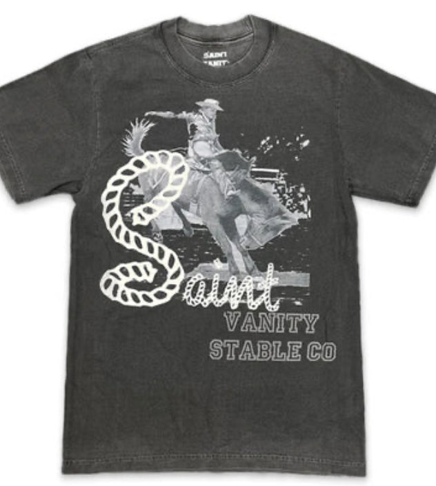 Saint Vanity “Stable Faded Black” T-Shirt