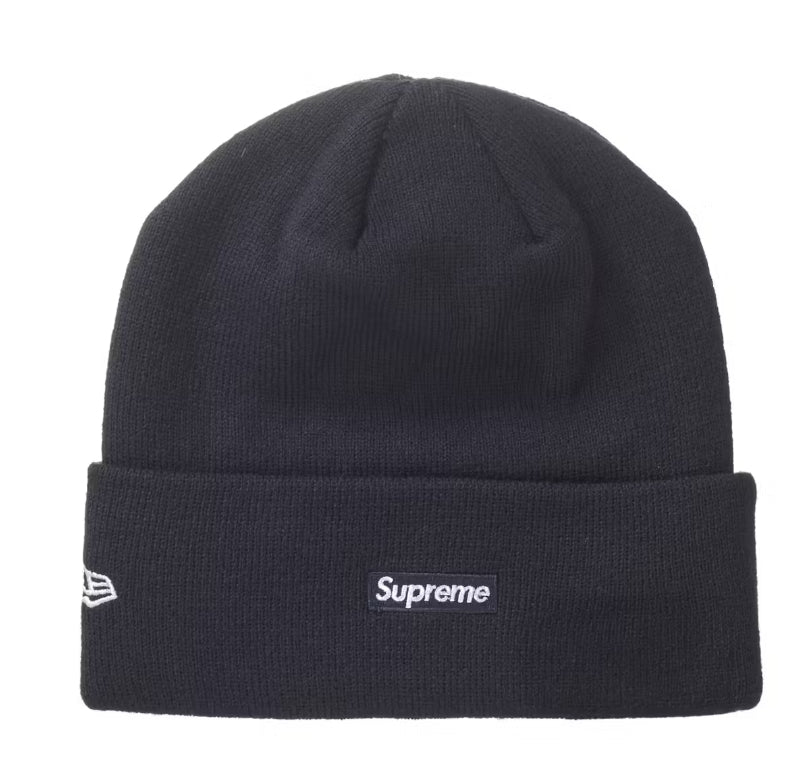 Supreme x New Era Script Beanie “Navy/Red”