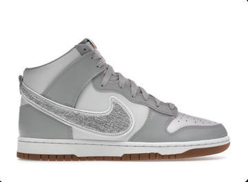 Nike Dunk High University “Chenille Swoosh Light Smoke Grey”