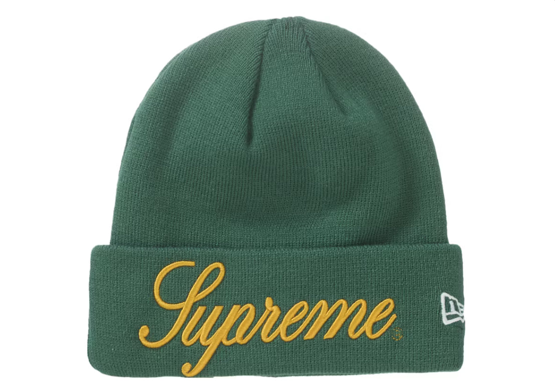 Supreme x New Era Script Beanie