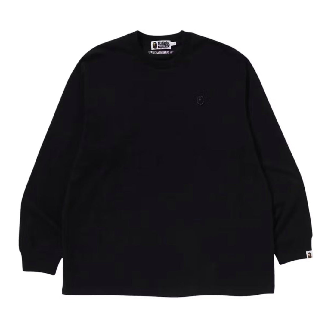 BAPE One Point Relaxed Long Sleeve “Black” Tops