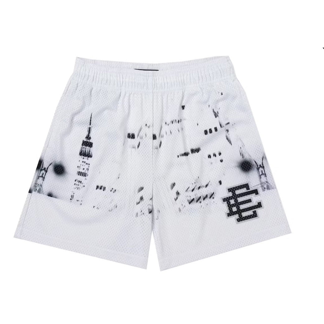 Eric Emanuel EE Basic Short “White Skyline” Bottoms