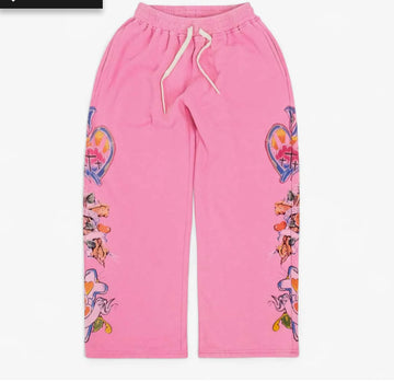 We Are Righteous “Risen King” Sweatpants Pink