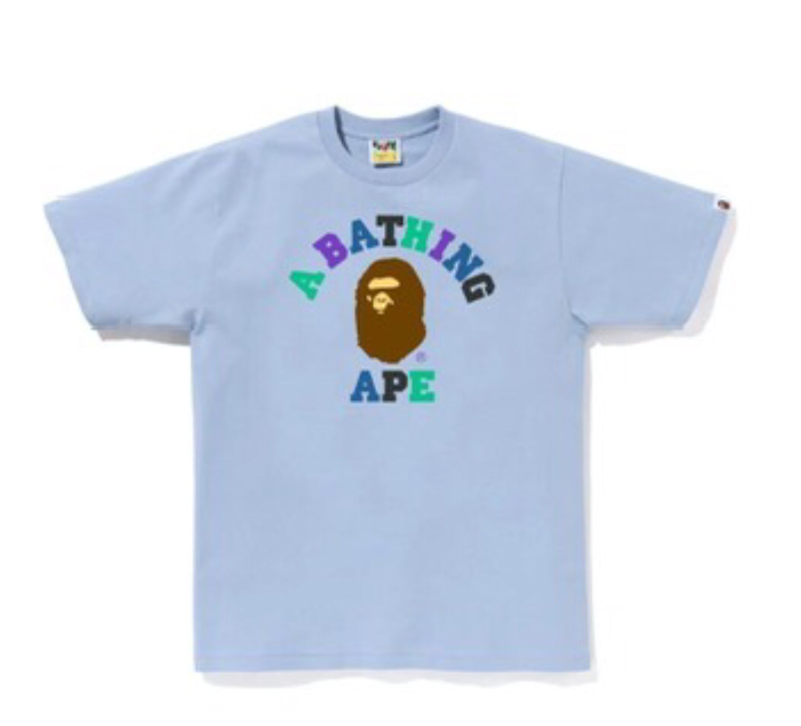 BAPE Multi Color Tee Blue