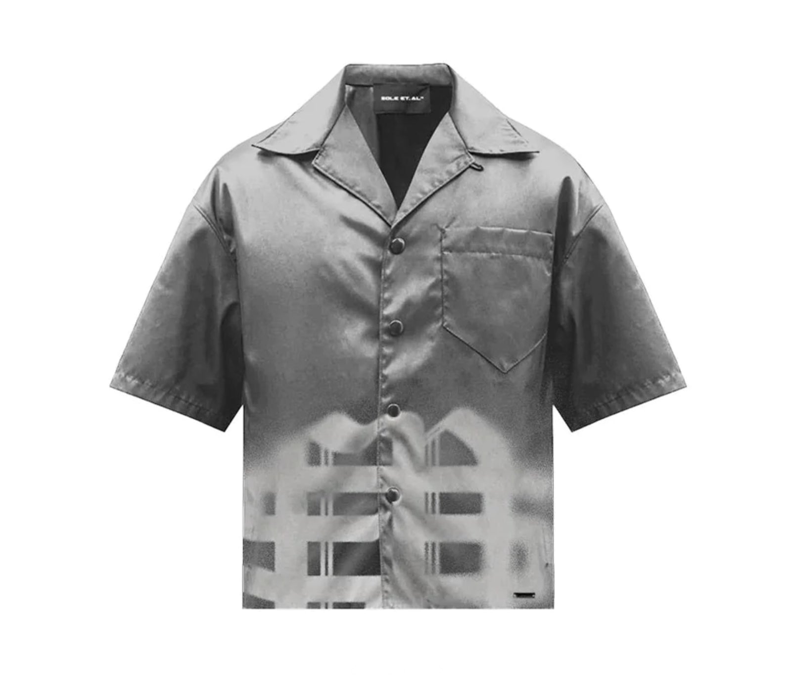 Sole Et Al Metro Identity Silk Shirt (Grey)