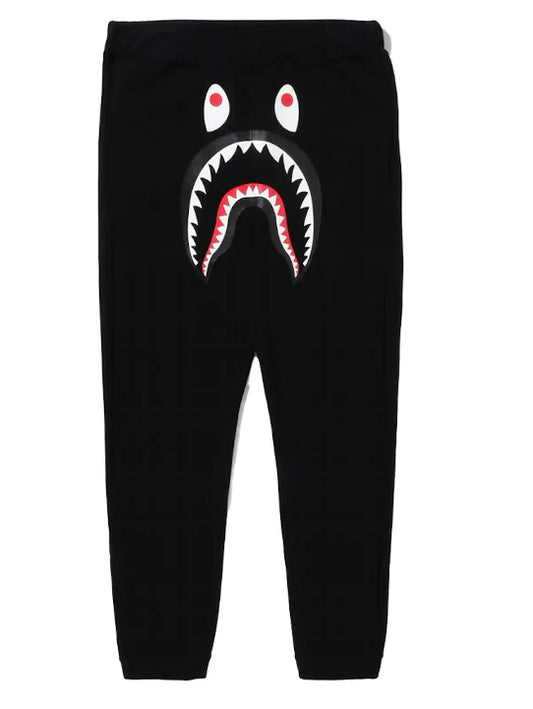 Bape Shark Sweat Pants- Black