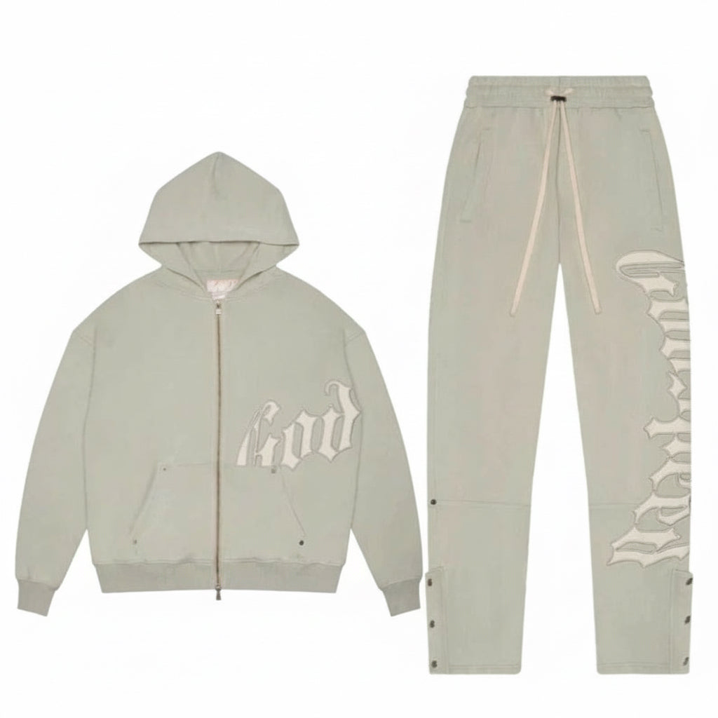 Godspeed Sweatsuit Tan Tops