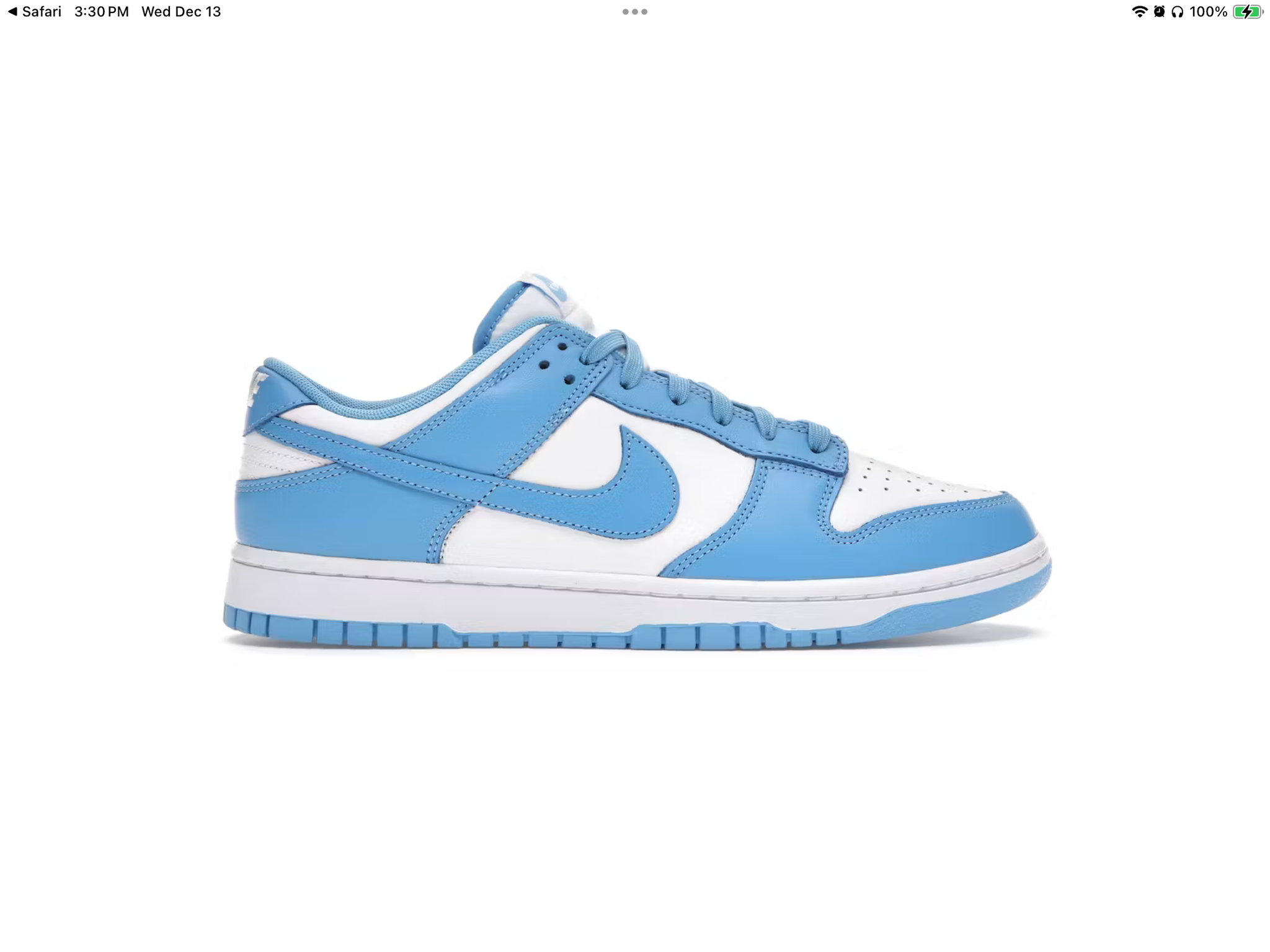 NIke Dunk Low UNC