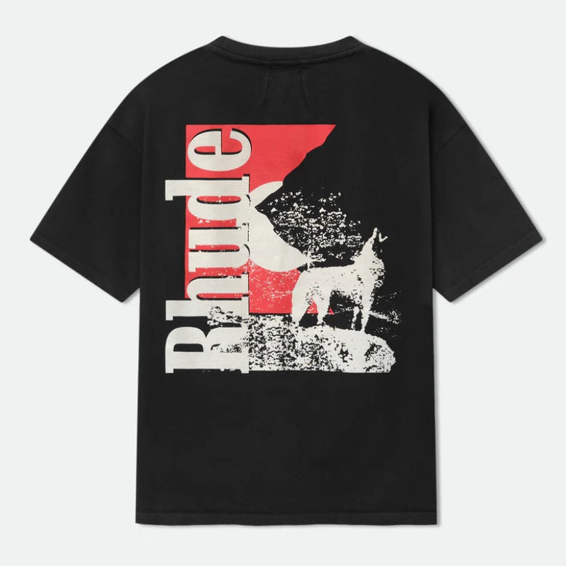 Rhude Moonlight Wolf Pocket Tee Tops