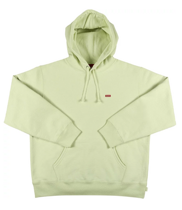 Supreme Small Box Hooded Sweatshirt "Green/Tan"