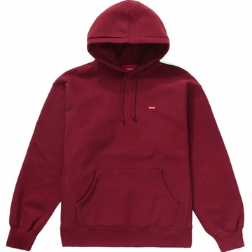 Supreme Small Box Hooded Sweatshirt "Red"