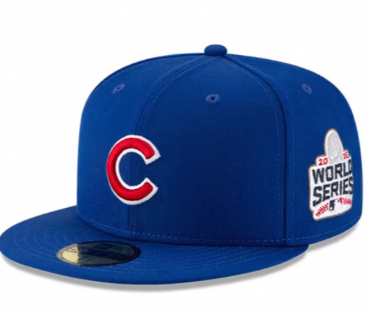 Cubs World Series Side Patch 59FIFTY Fitted