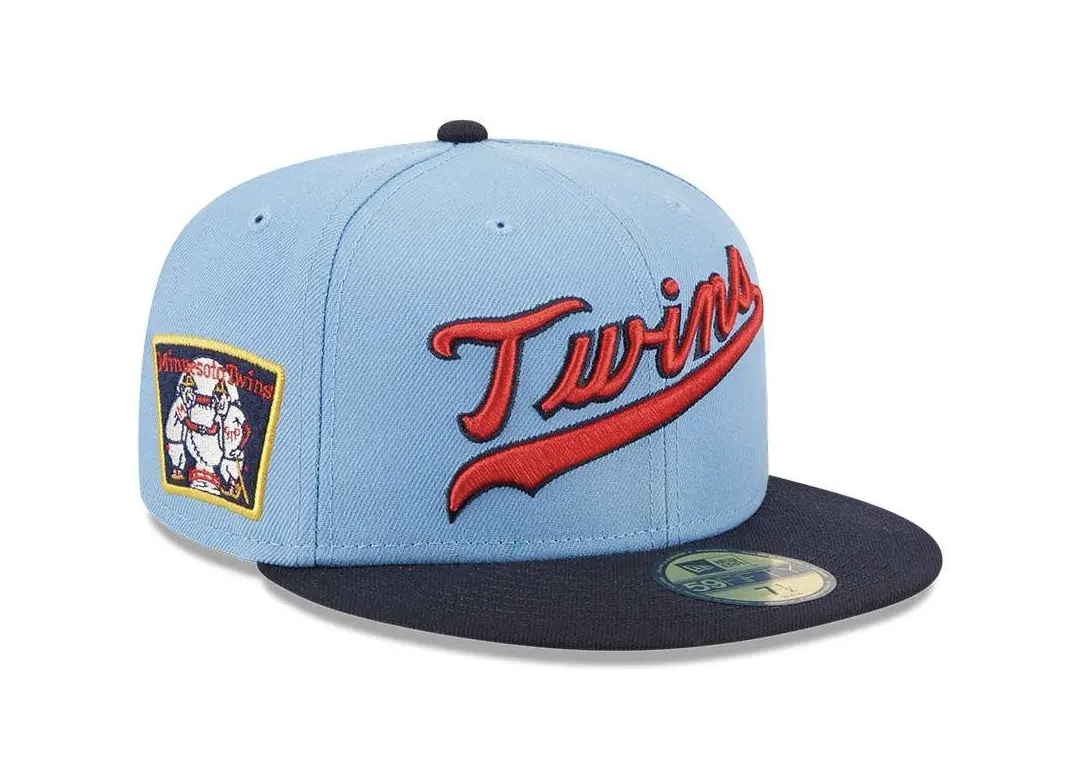 Twins Powder Blues 59FIFTY Fitted