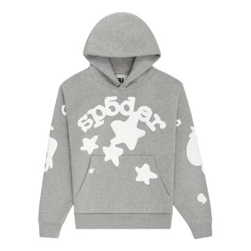 Sp5der Beluga Hoodie “Heather Grey” Tops