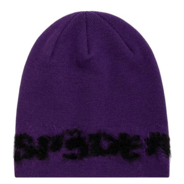 Sp5der Mohair Skully “Purple” Headwear