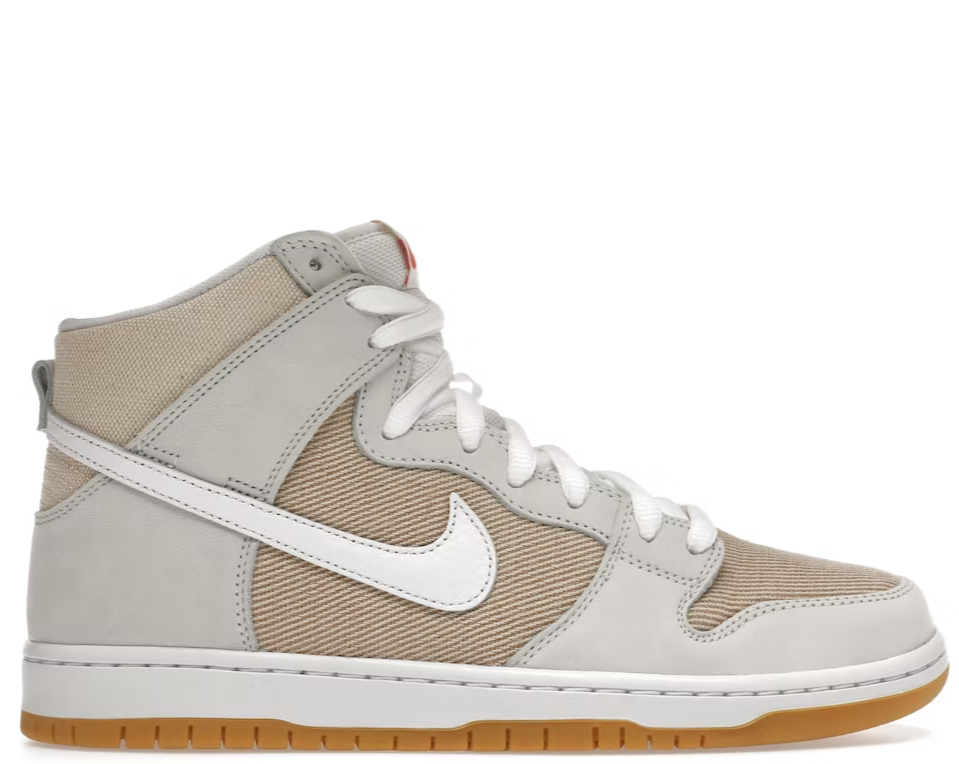 Nike SB Dunk High Pro ISO "Orange Label Unbleached Natural"